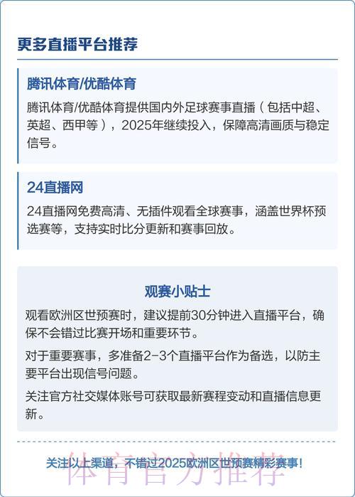 世界杯直播观看渠道全面汇总指南